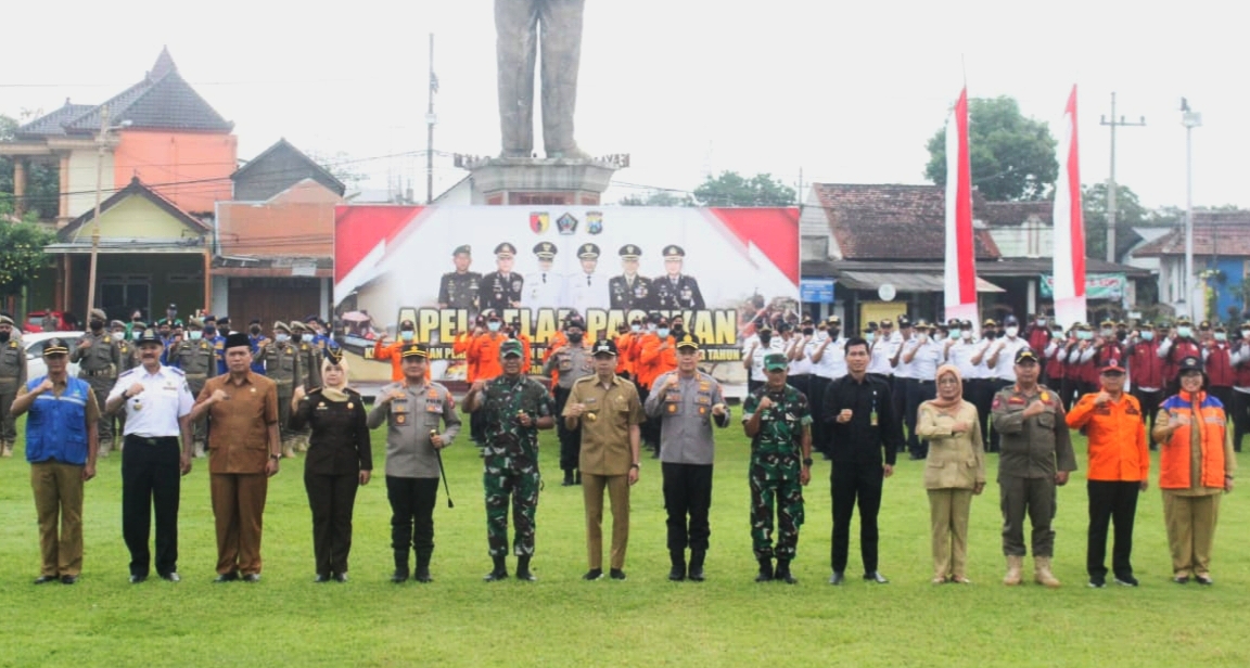 Wabup Blitar Pimpin Upacara Apel Kesiapsiagaan Penanggulangan Bencana