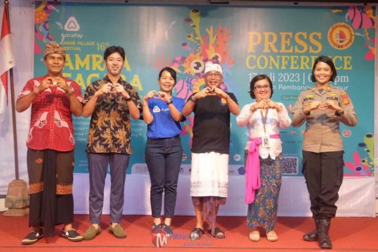 Kembali Jadi Sponsor Utama Sanur Village Festival Astrapay