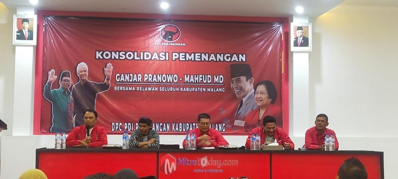 Target Menang Satu Putaran DPC PDI Perjuangan Kabupaten Malang