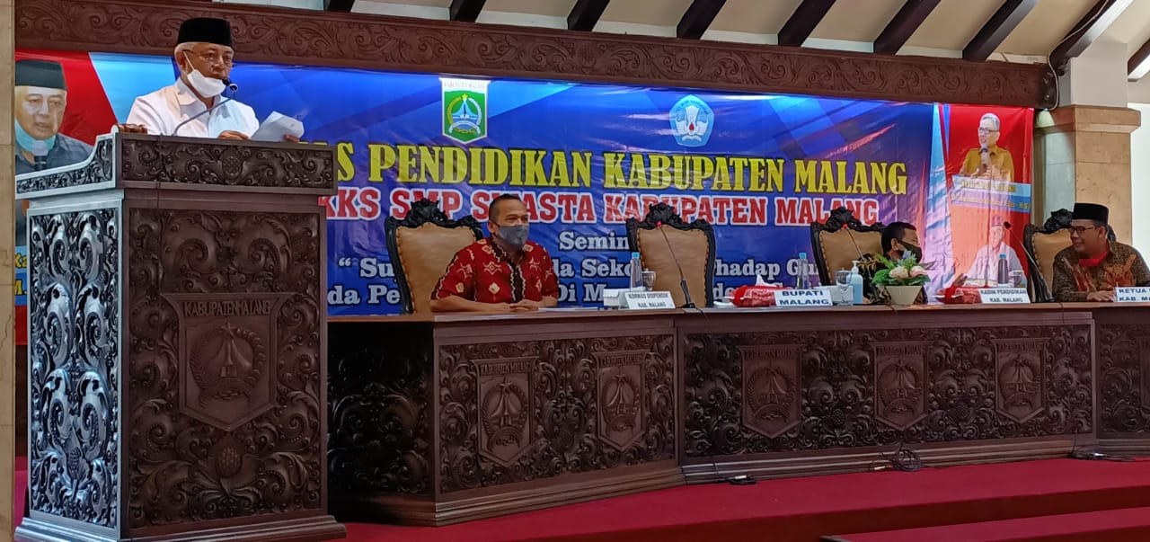 Buka Seminar MKKS, Bupati Malang Minta Pelajar Tetap Berprestasi ...