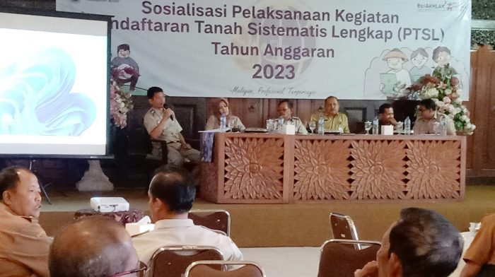 BPN Blitar Sosialisasi Kegiatan PTSL 2023, Samakan Bahasa Per Bidang ...